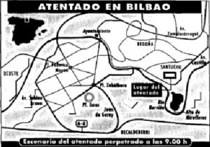 Grafico de como sucedio el atentado