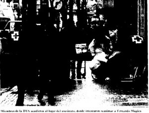 Fernando Mujica es atendido en la calle