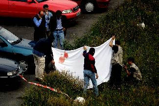 Asesinato de olea Santiago Oleaga Elejabarrieta fue asesinado a la salida del periodico "El diario vasco"