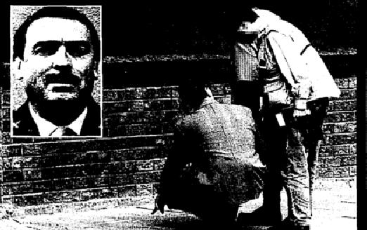 Fotografia del lugar, momentos despues del crimen