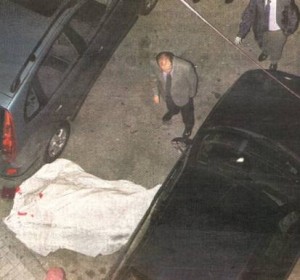 Momentos despues del atentado