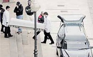 Traslado del cuerpo, ya en el ataud