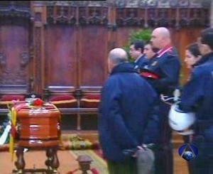 Momento del funeral