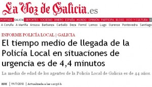 tiempomedio Tiempo medio de llegada de la Policia